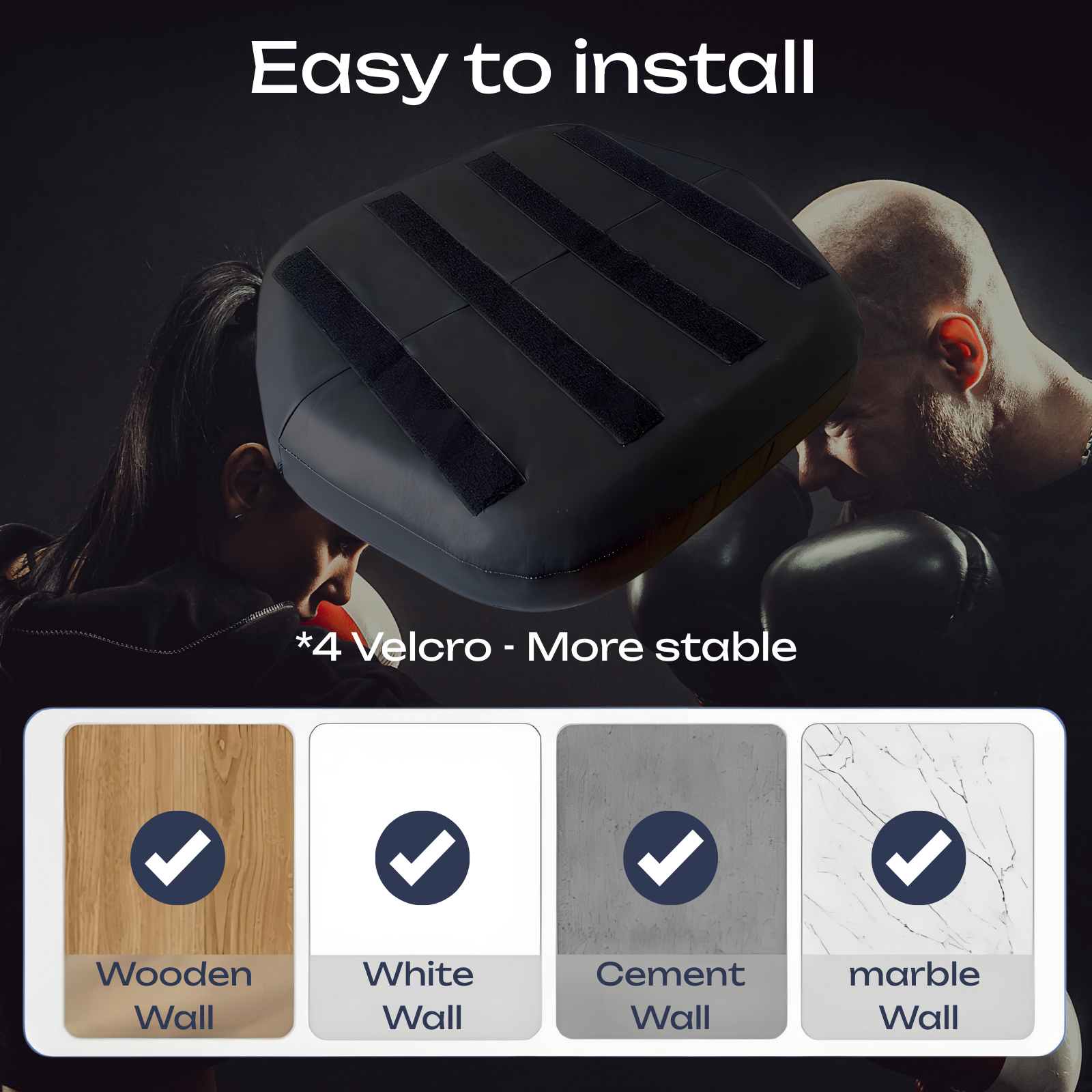 Smart music boxing machine, suitable for sticking to walls and spaces.