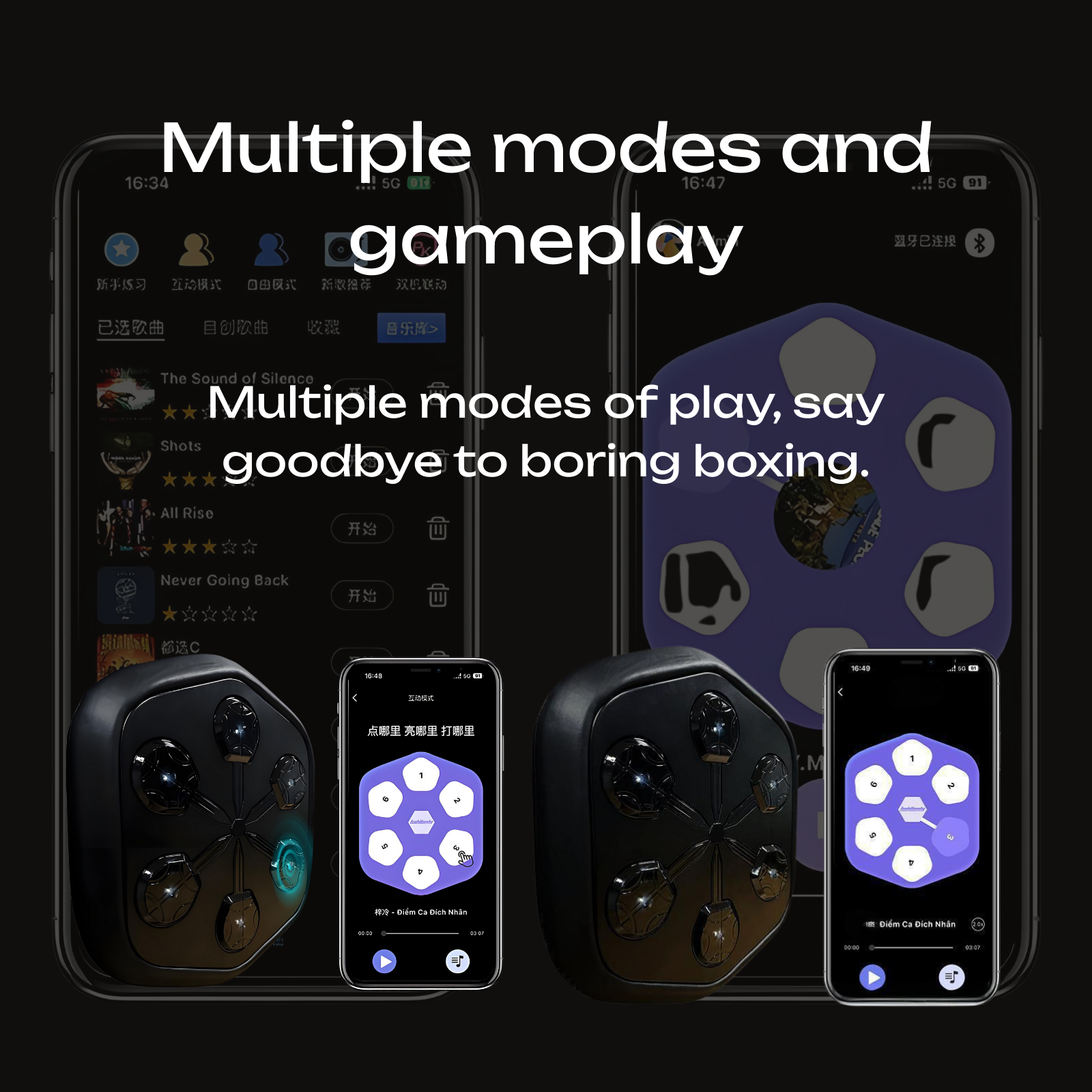 Korhythm™ Pro - La macchina intelligente per la boxe musicale